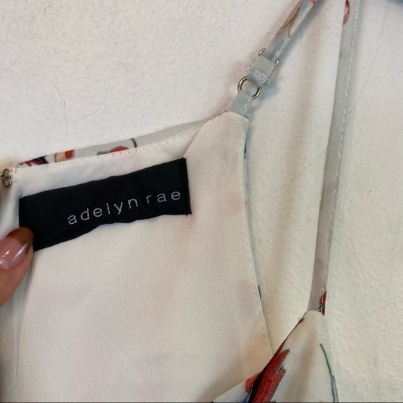 ADELYN RAE white floral cut out mini dress - Picture 6 of 7